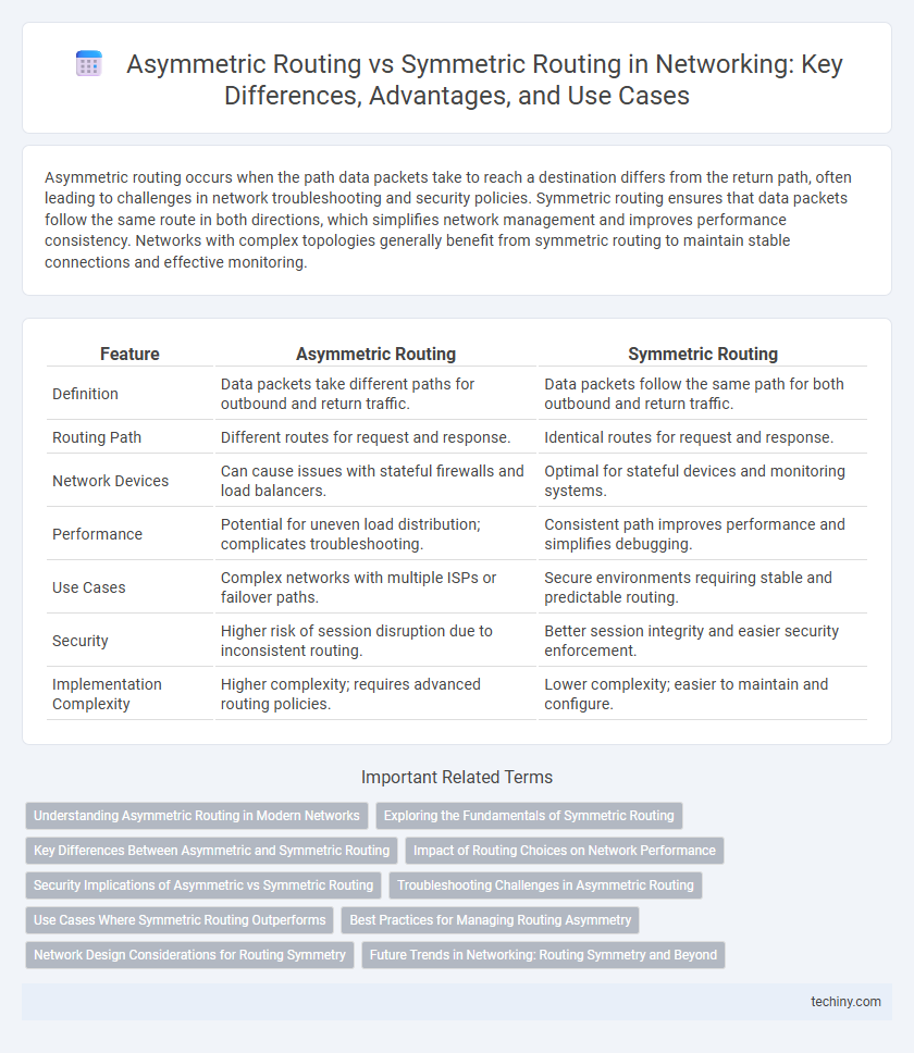 Asymmetric Routing vs Symmetric Routing in Networking: Key Differences, Advantages, and Use Cases