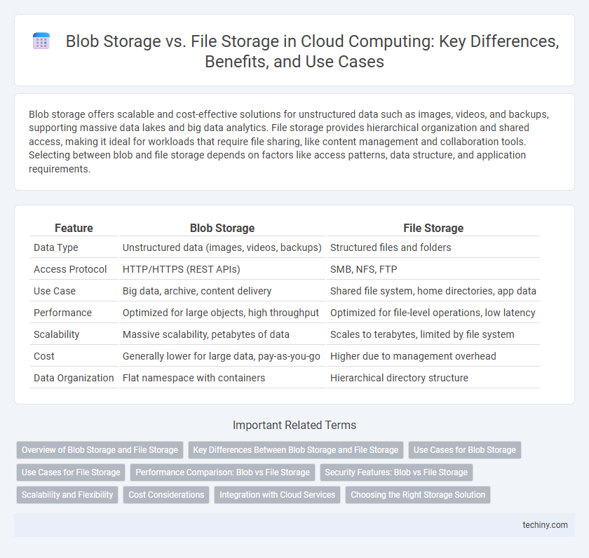 Blob Storage vs. File Storage in Cloud Computing: Key Differences, Benefits, and Use Cases