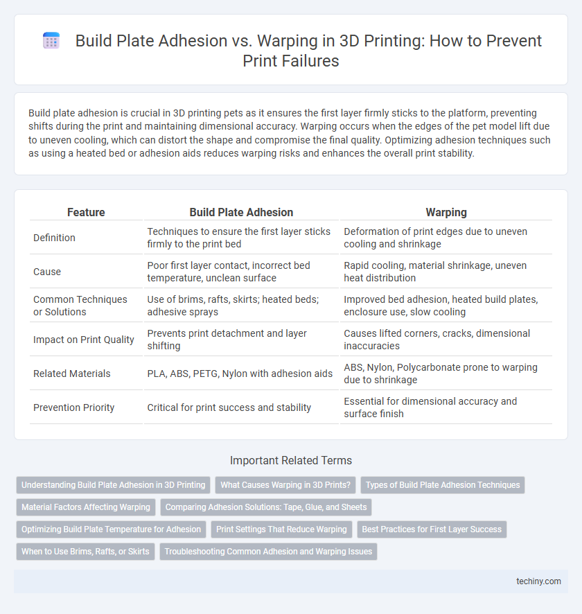 Build Plate Adhesion vs. Warping in 3D Printing: How to Prevent Print Failures