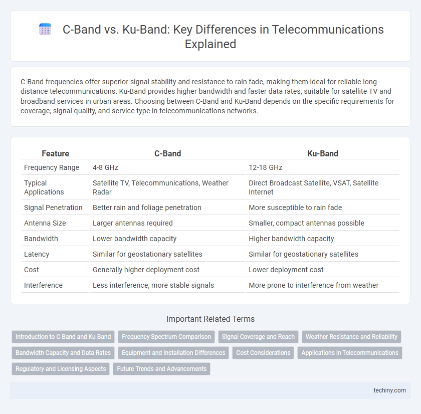 C-Band vs. Ku-Band: Key Differences in Telecommunications Explained