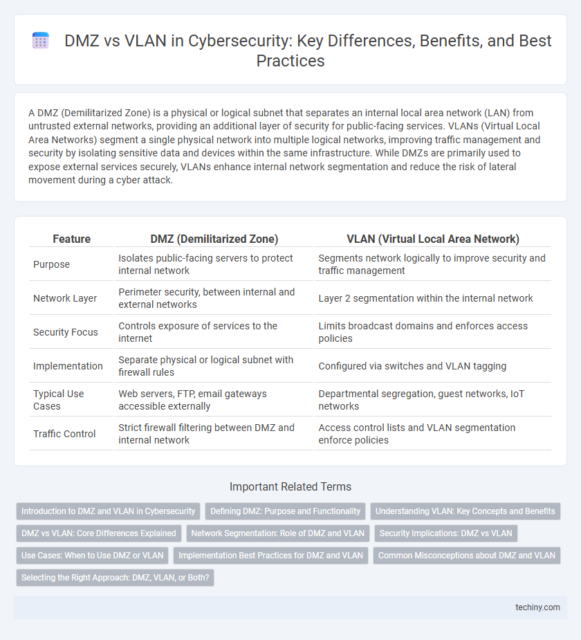 DMZ vs VLAN in Cybersecurity: Key Differences, Benefits, and Best Practices