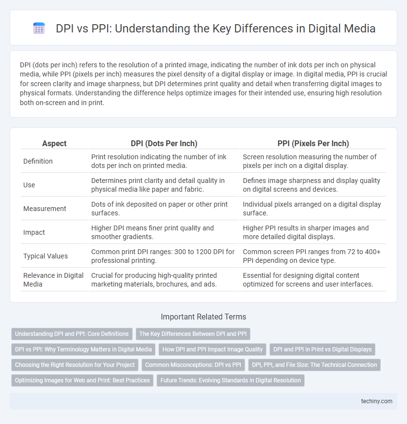 DPI vs PPI: Understanding the Key Differences in Digital Media