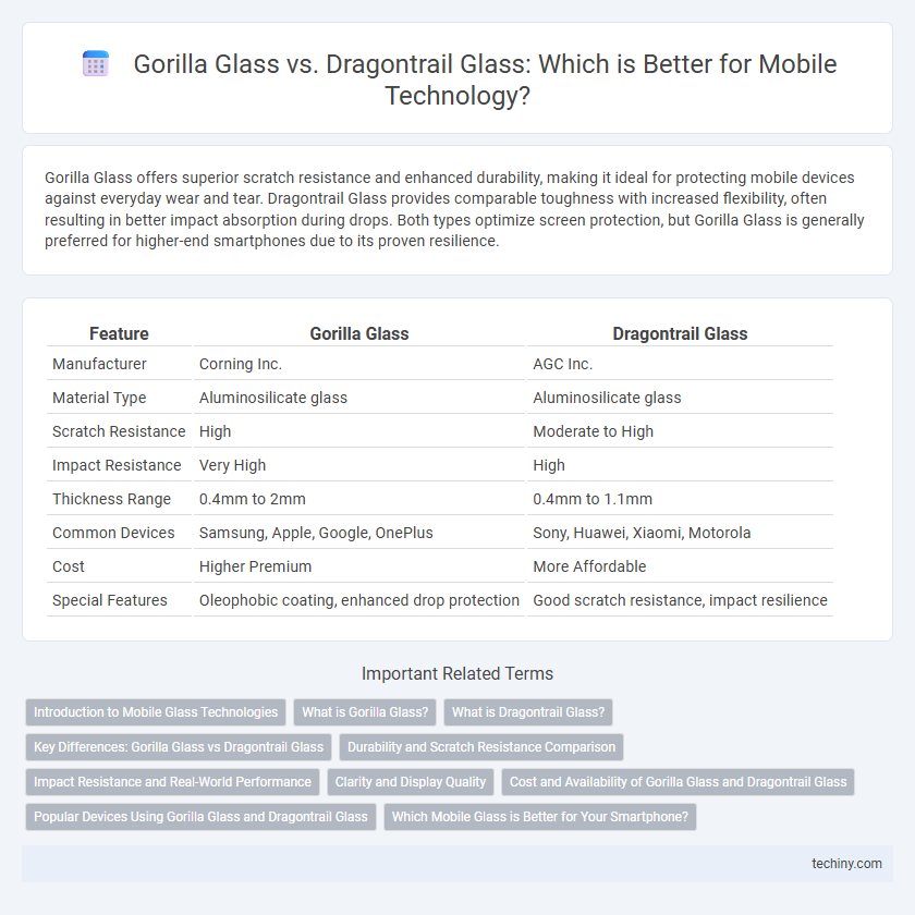 Gorilla Glass vs. Dragontrail Glass: Which is Better for Mobile Technology?