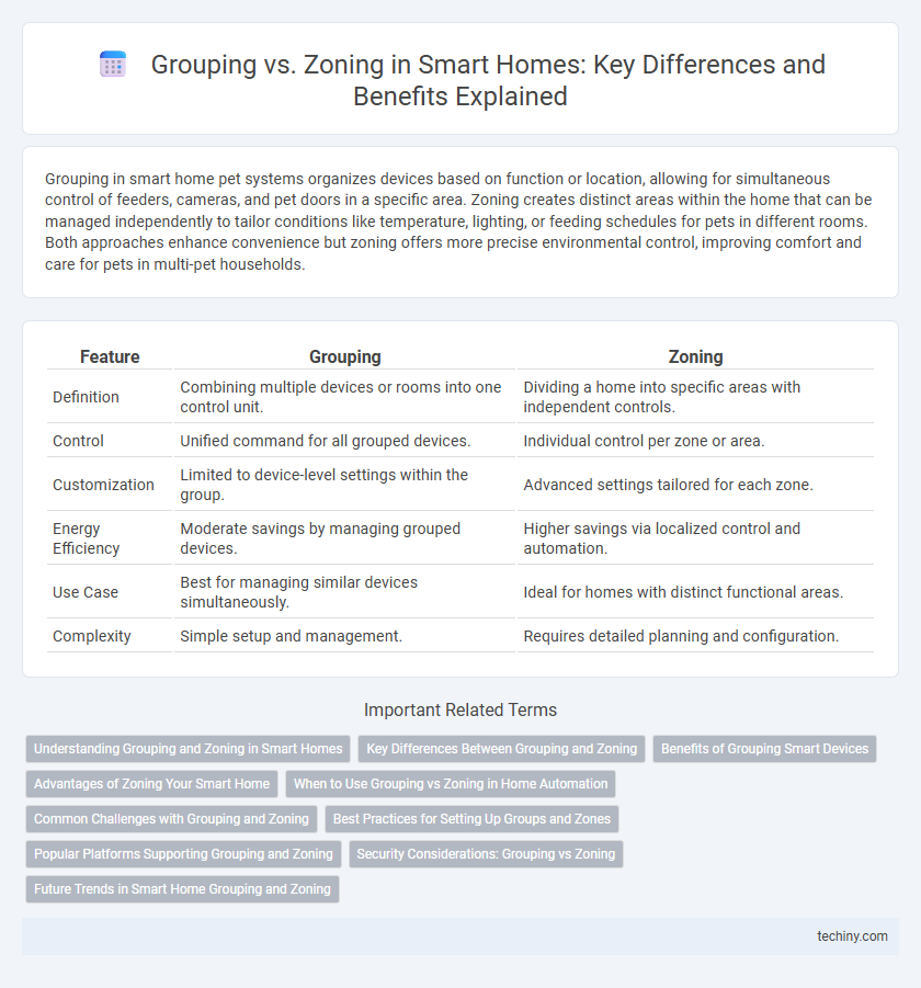 Grouping vs. Zoning in Smart Homes: Key Differences and Benefits Explained