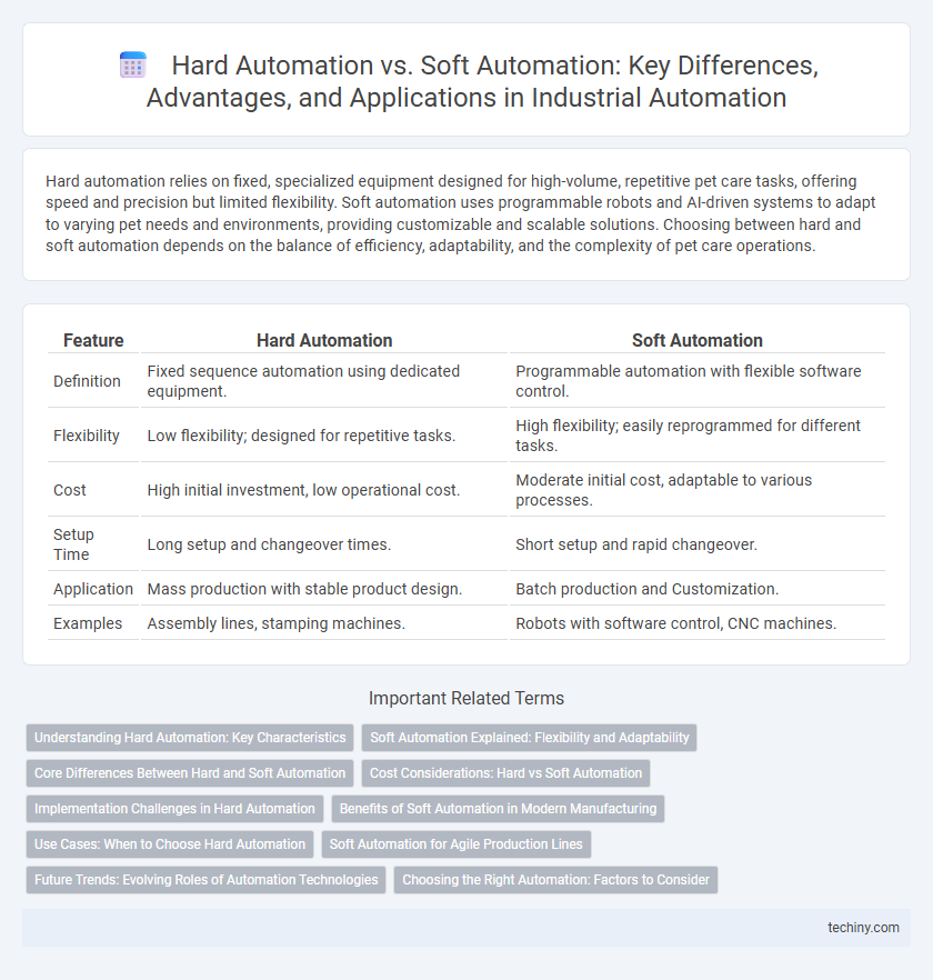 Hard Automation vs. Soft Automation: Key Differences, Advantages, and Applications in Industrial Automation