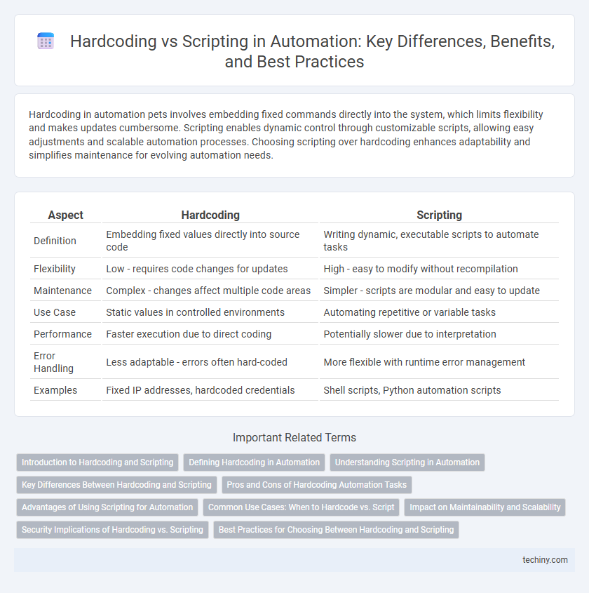 Hardcoding vs Scripting in Automation: Key Differences, Benefits, and Best Practices