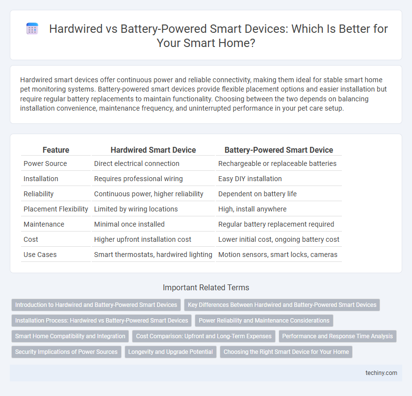 Hardwired vs Battery-Powered Smart Devices: Which Is Better for Your Smart Home?