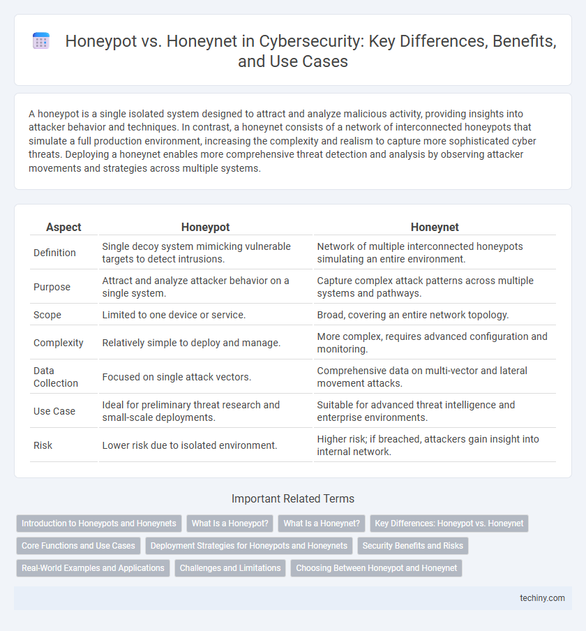 Honeypot vs. Honeynet in Cybersecurity: Key Differences, Benefits, and Use Cases