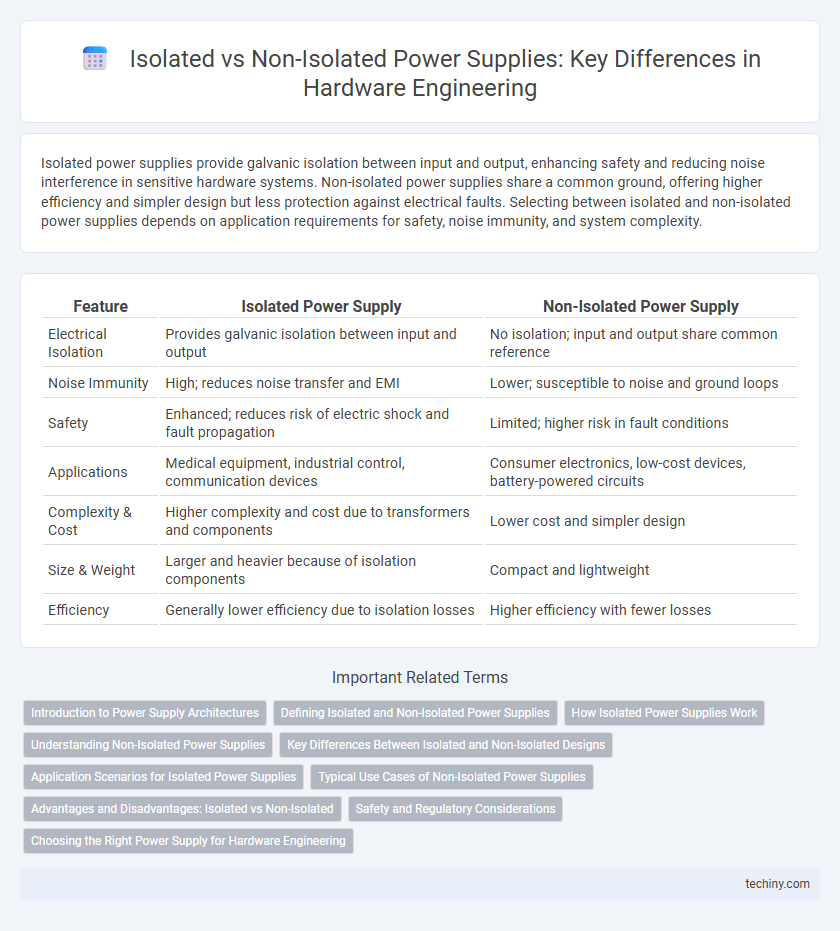 Isolated vs Non-Isolated Power Supplies: Key Differences in Hardware Engineering
