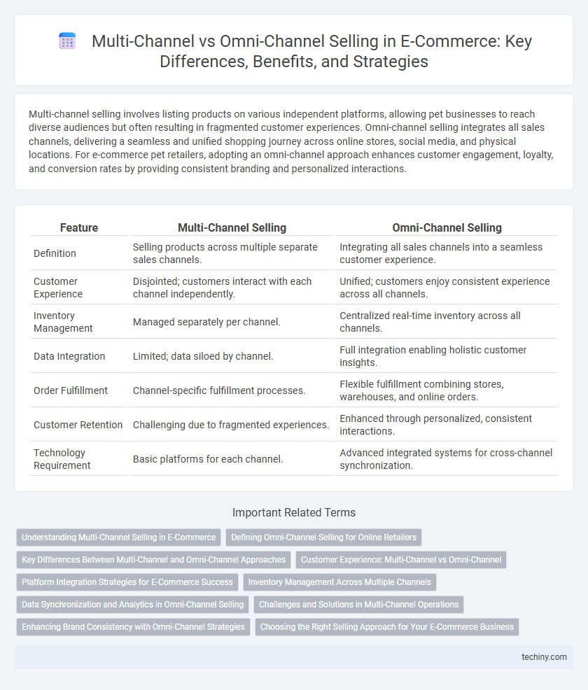 Multi-Channel vs Omni-Channel Selling in E-Commerce: Key Differences, Benefits, and Strategies