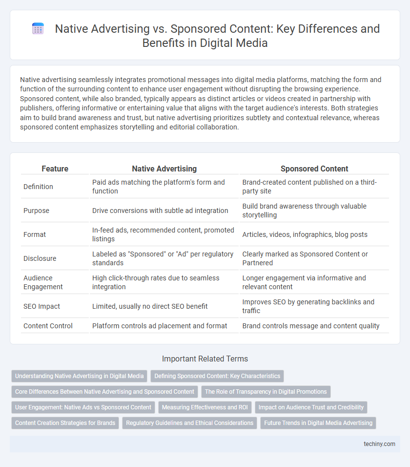 Native Advertising vs. Sponsored Content: Key Differences and Benefits in Digital Media