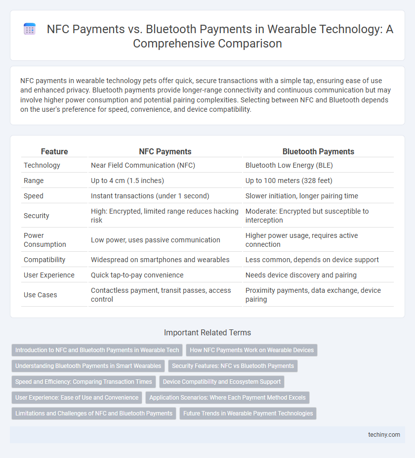 NFC Payments vs. Bluetooth Payments in Wearable Technology: A Comprehensive Comparison