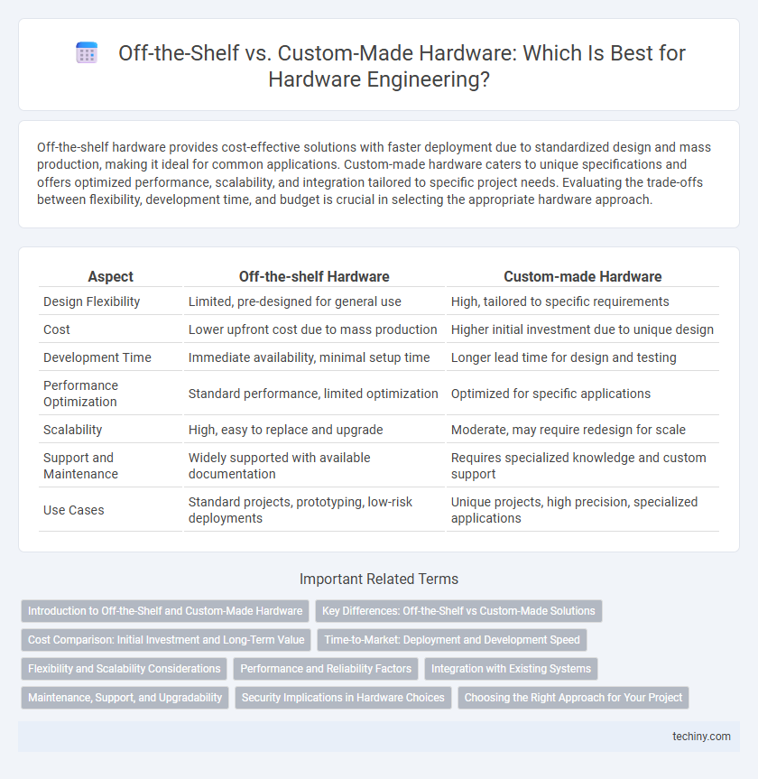 Off-the-Shelf vs. Custom-Made Hardware: Which Is Best for Hardware Engineering?