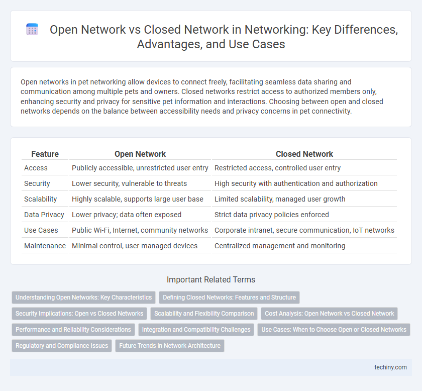 Open Network vs Closed Network in Networking: Key Differences, Advantages, and Use Cases