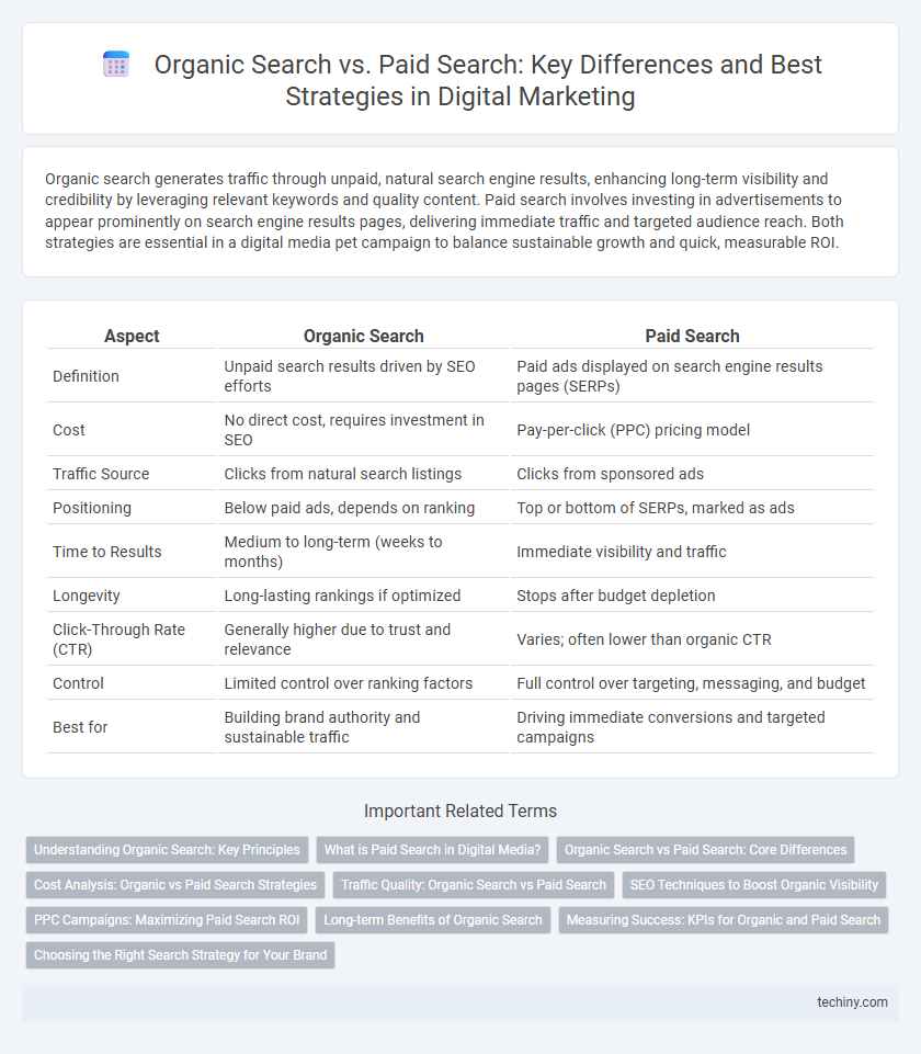 Organic Search vs. Paid Search: Key Differences and Best Strategies in Digital Marketing