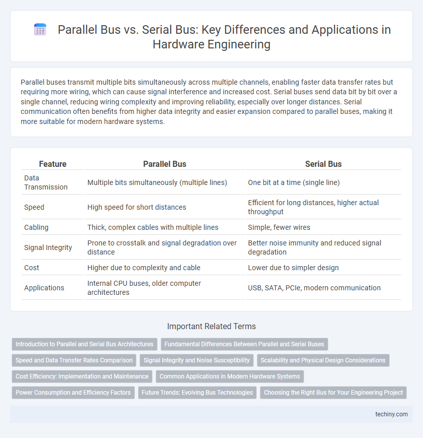 Parallel Bus vs. Serial Bus: Key Differences and Applications in Hardware Engineering