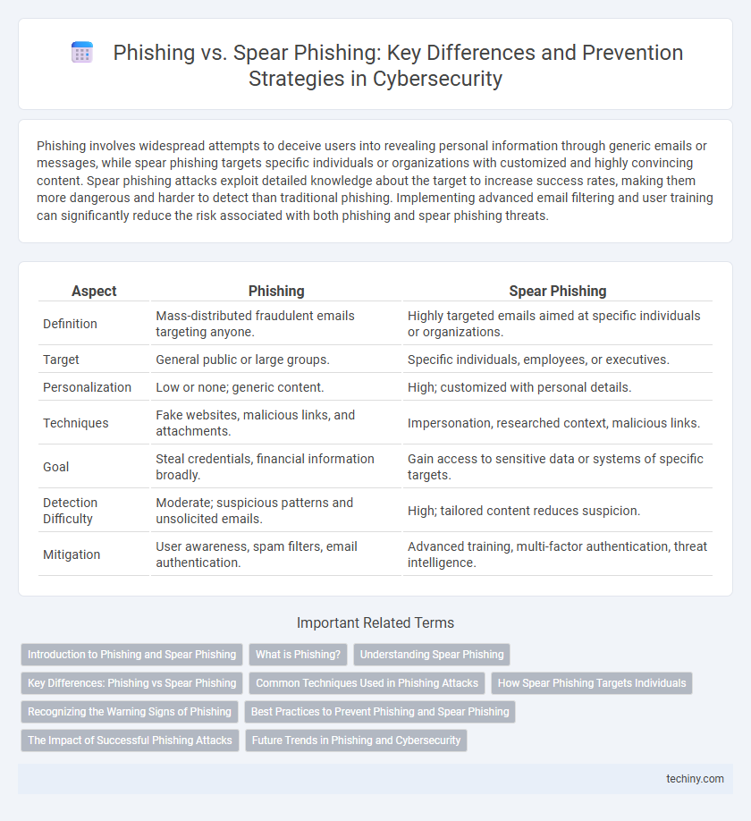 Phishing vs. Spear Phishing: Key Differences and Prevention Strategies in Cybersecurity