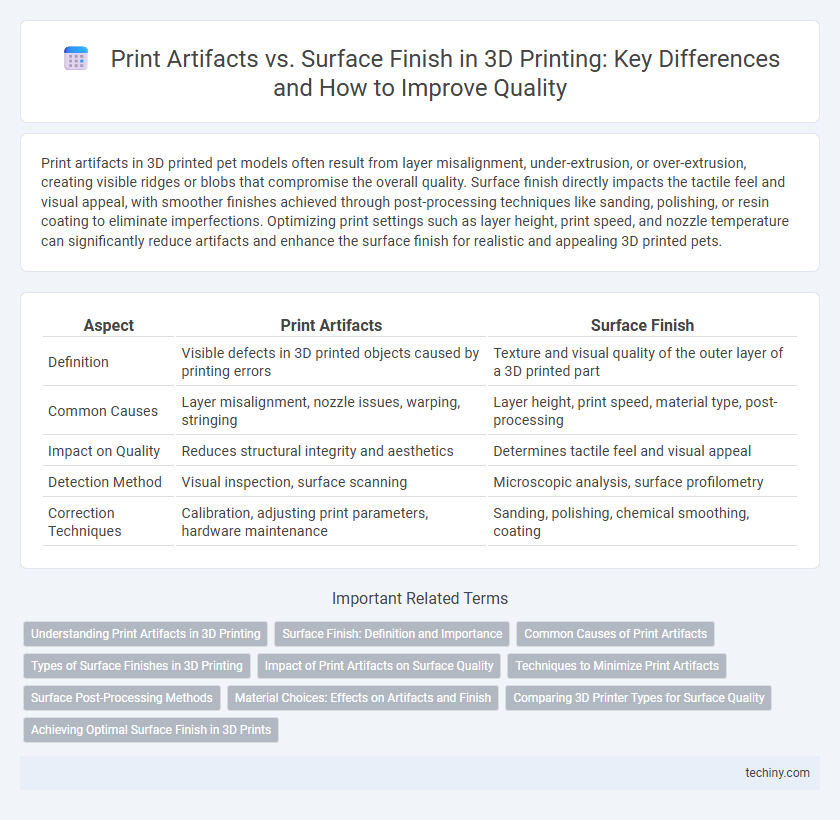 Print Artifacts vs. Surface Finish in 3D Printing: Key Differences and How to Improve Quality