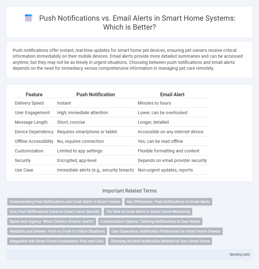 Push Notifications vs. Email Alerts in Smart Home Systems: Which is Better?