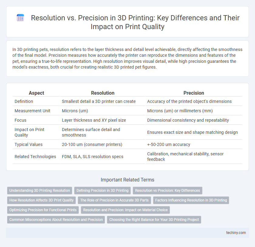 Resolution vs. Precision in 3D Printing: Key Differences and Their Impact on Print Quality
