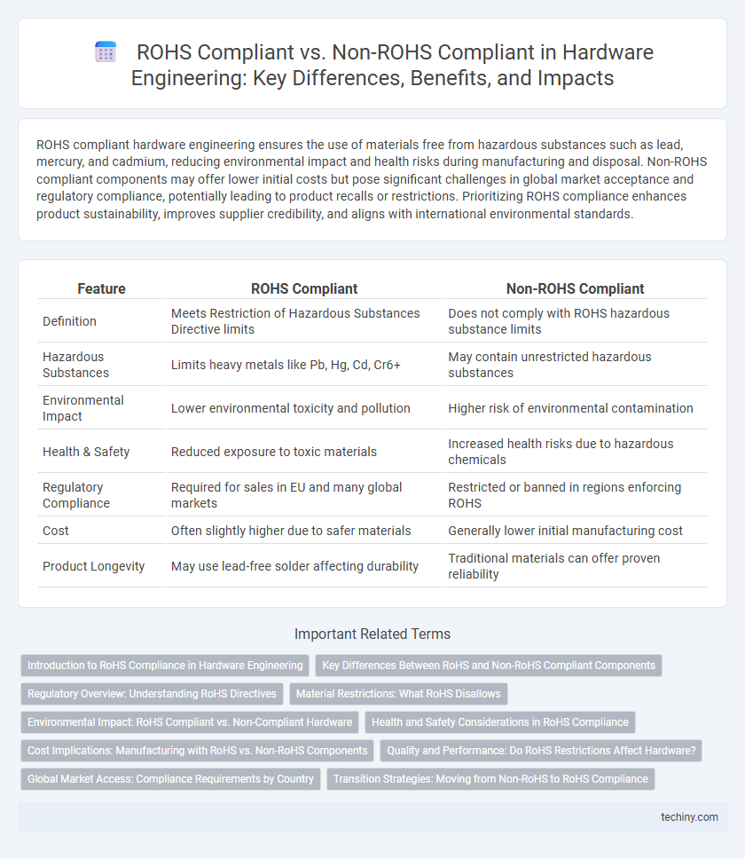 ROHS Compliant vs. Non-ROHS Compliant in Hardware Engineering: Key Differences, Benefits, and Impacts