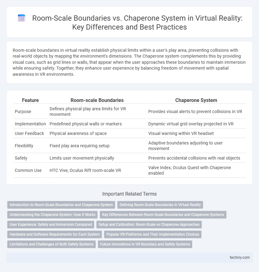 Room-Scale Boundaries vs. Chaperone System in Virtual Reality: Key Differences and Best Practices