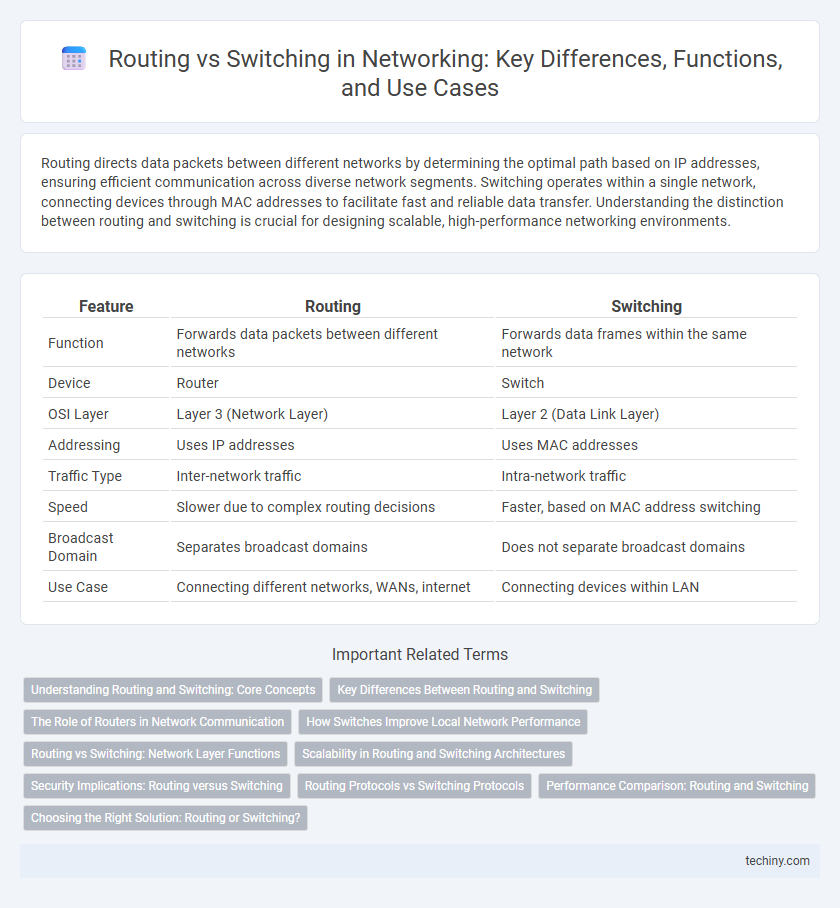 Routing vs Switching in Networking: Key Differences, Functions, and Use Cases