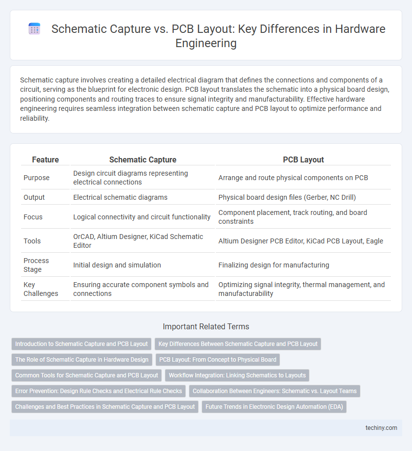 Schematic Capture vs. PCB Layout: Key Differences in Hardware Engineering