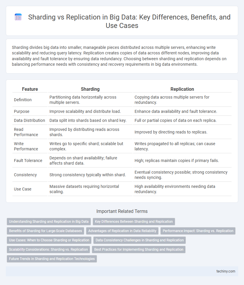 Sharding vs Replication in Big Data: Key Differences, Benefits, and Use Cases