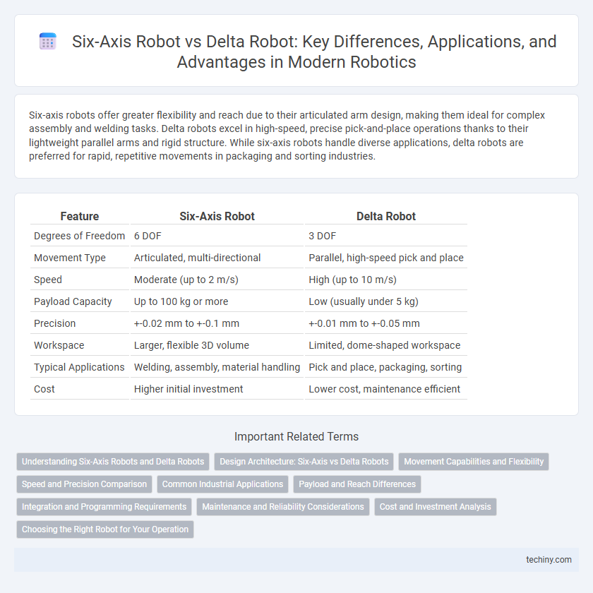 Six-Axis Robot vs Delta Robot: Key Differences, Applications, and Advantages in Modern Robotics