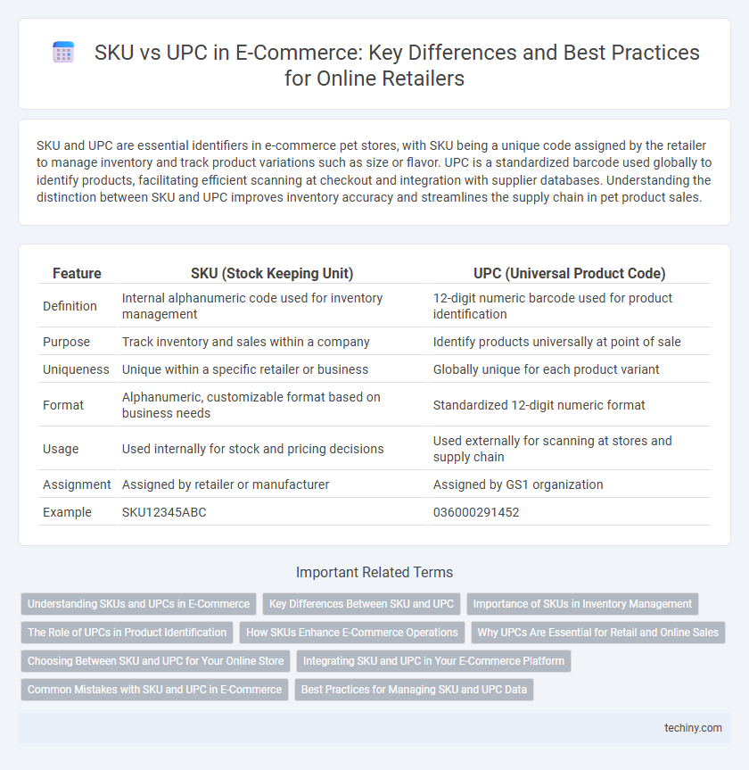 SKU vs UPC in E-Commerce: Key Differences and Best Practices for Online Retailers