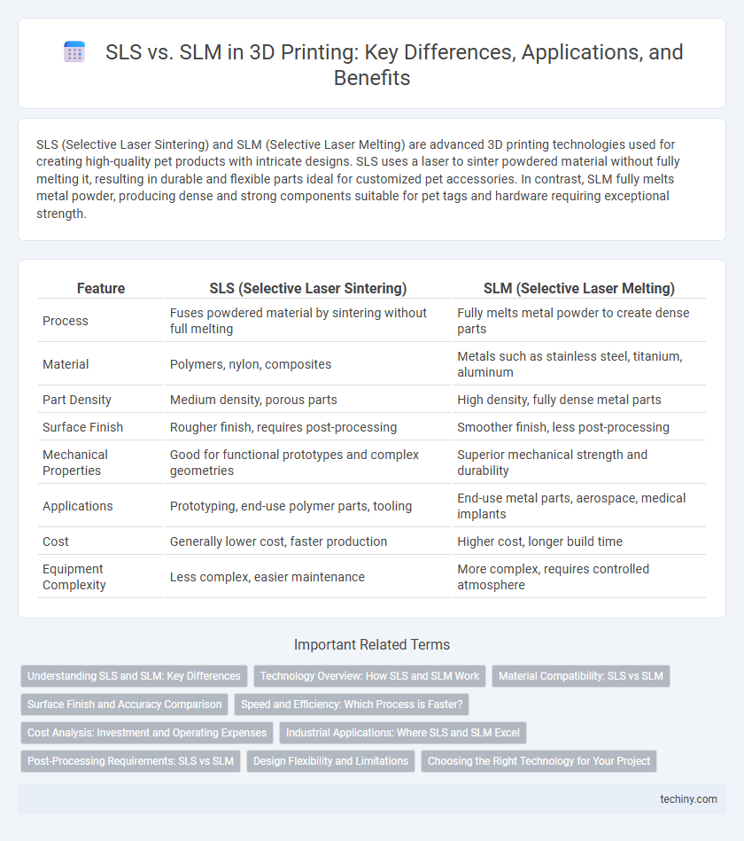 SLS vs. SLM in 3D Printing: Key Differences, Applications, and Benefits