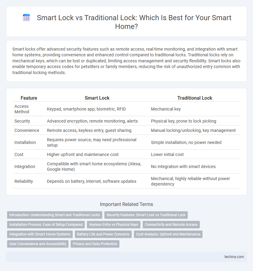 Smart Lock vs Traditional Lock: Which Is Best for Your Smart Home?
