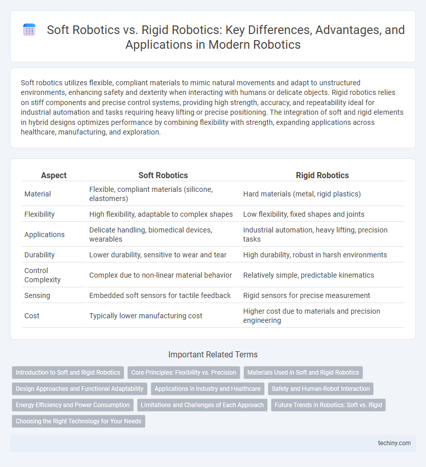 Soft Robotics vs. Rigid Robotics: Key Differences, Advantages, and Applications in Modern Robotics