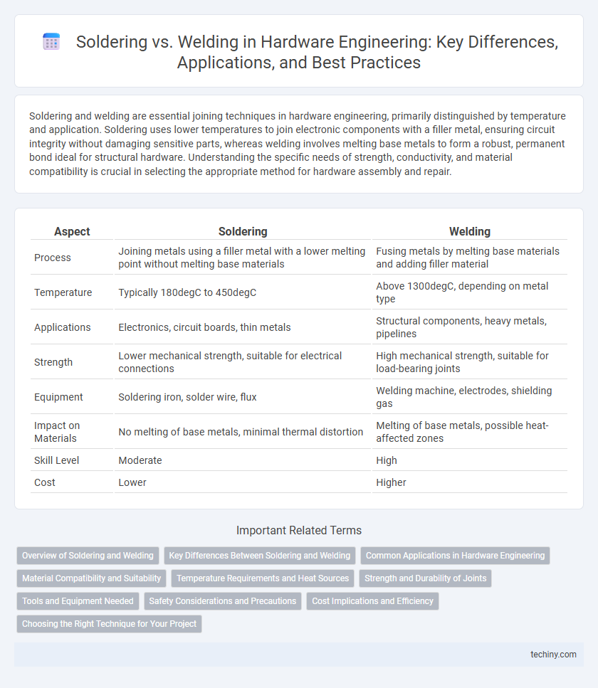 Soldering vs. Welding in Hardware Engineering: Key Differences, Applications, and Best Practices
