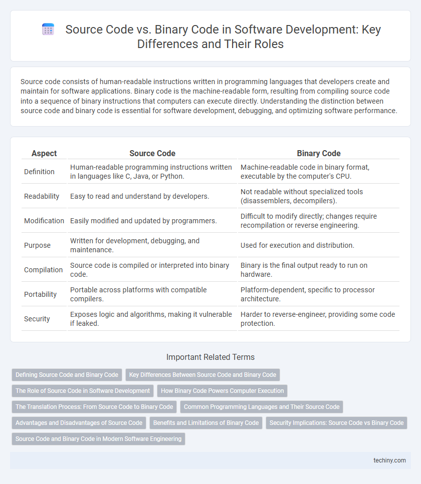 Source Code vs. Binary Code in Software Development: Key Differences and Their Roles