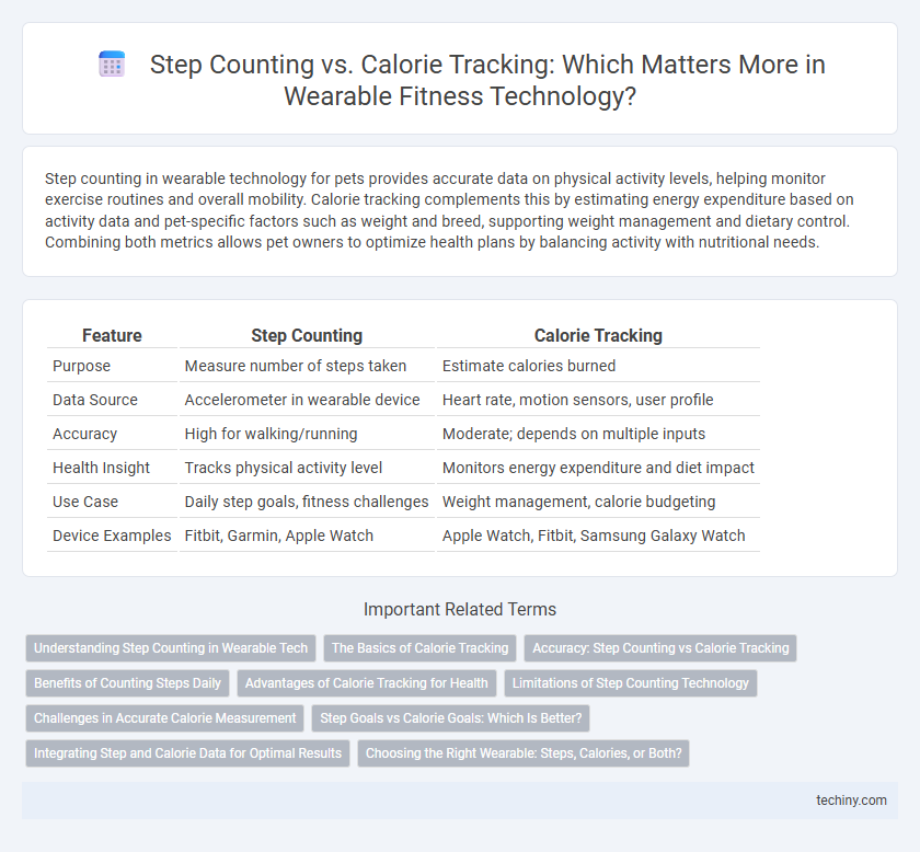 Step Counting vs. Calorie Tracking: Which Matters More in Wearable Fitness Technology?