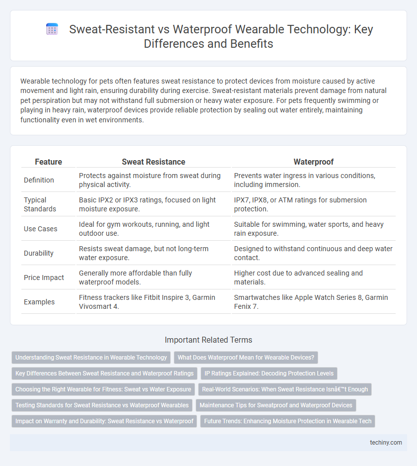 Sweat-Resistant vs Waterproof Wearable Technology: Key Differences and Benefits