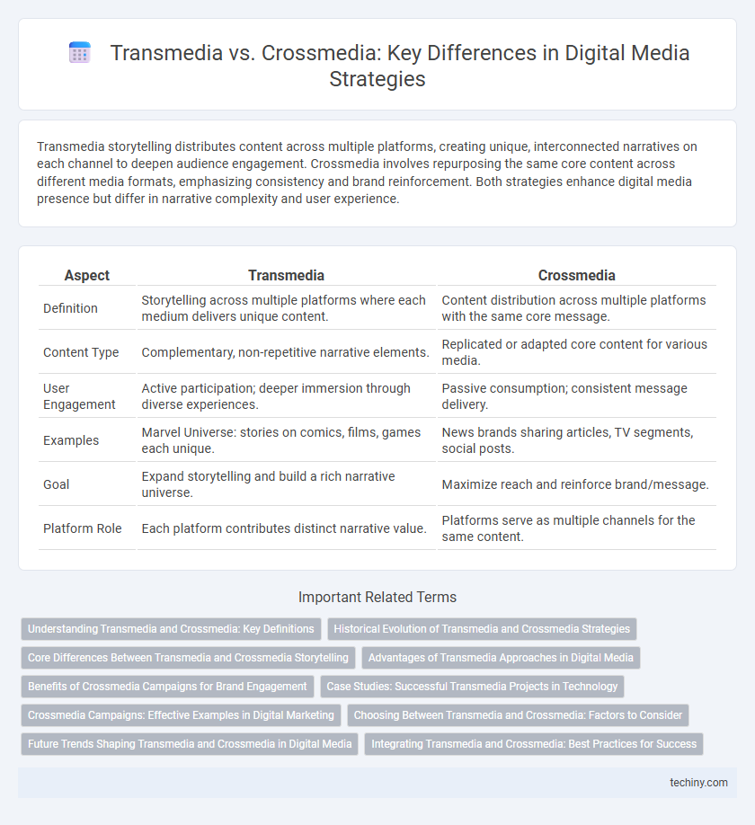 Transmedia vs. Crossmedia: Key Differences in Digital Media Strategies