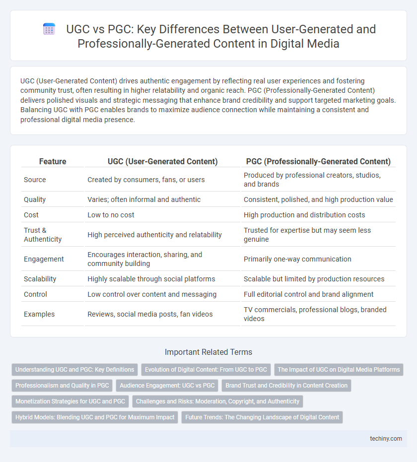 UGC vs PGC: Key Differences Between User-Generated and Professionally-Generated Content in Digital Media