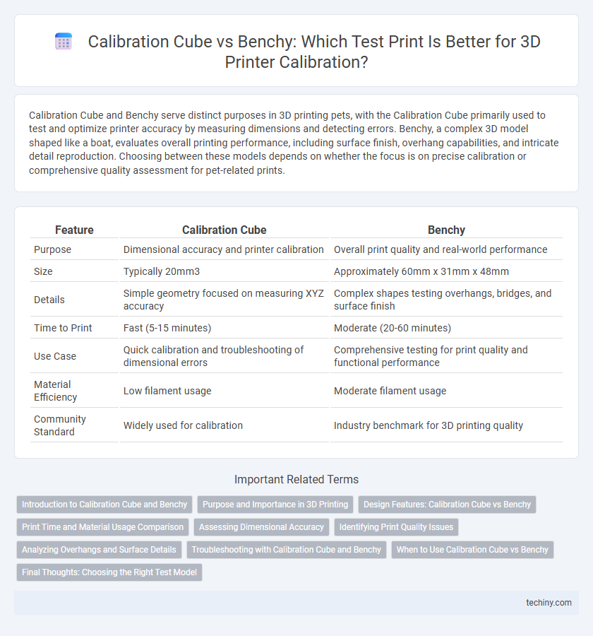 Calibration Cube vs Benchy: Which Test Print Is Better for 3D Printer Calibration?