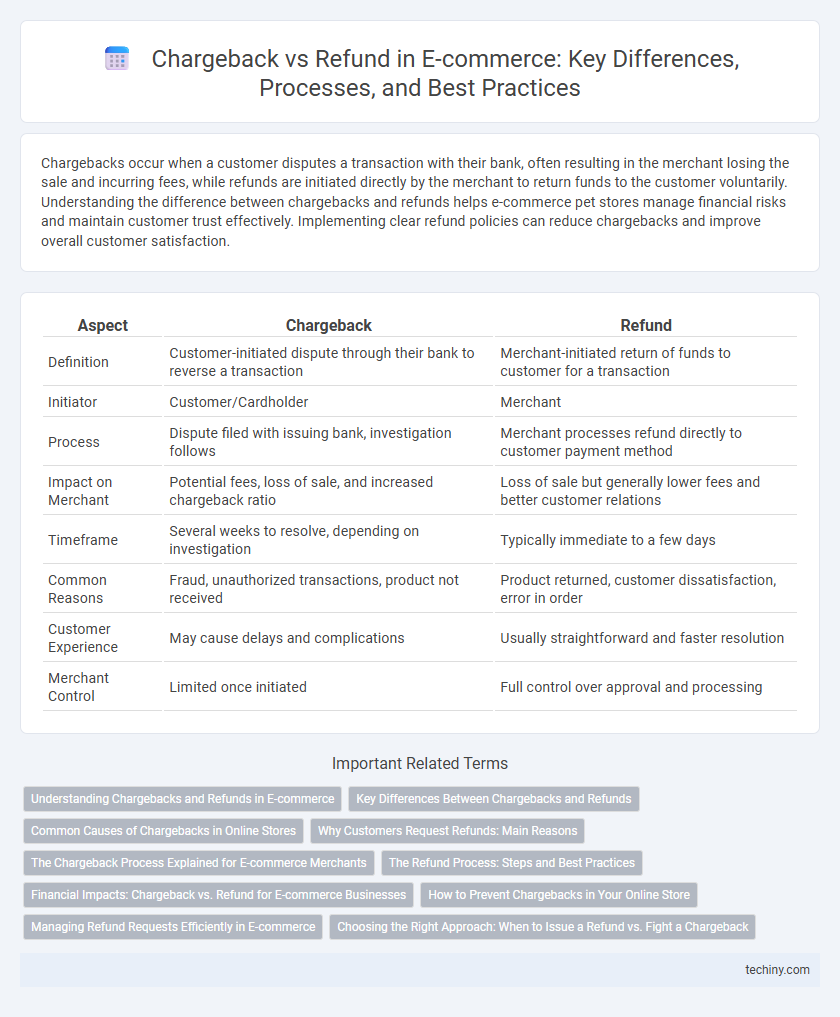 Chargeback vs Refund in E-commerce: Key Differences, Processes, and Best Practices