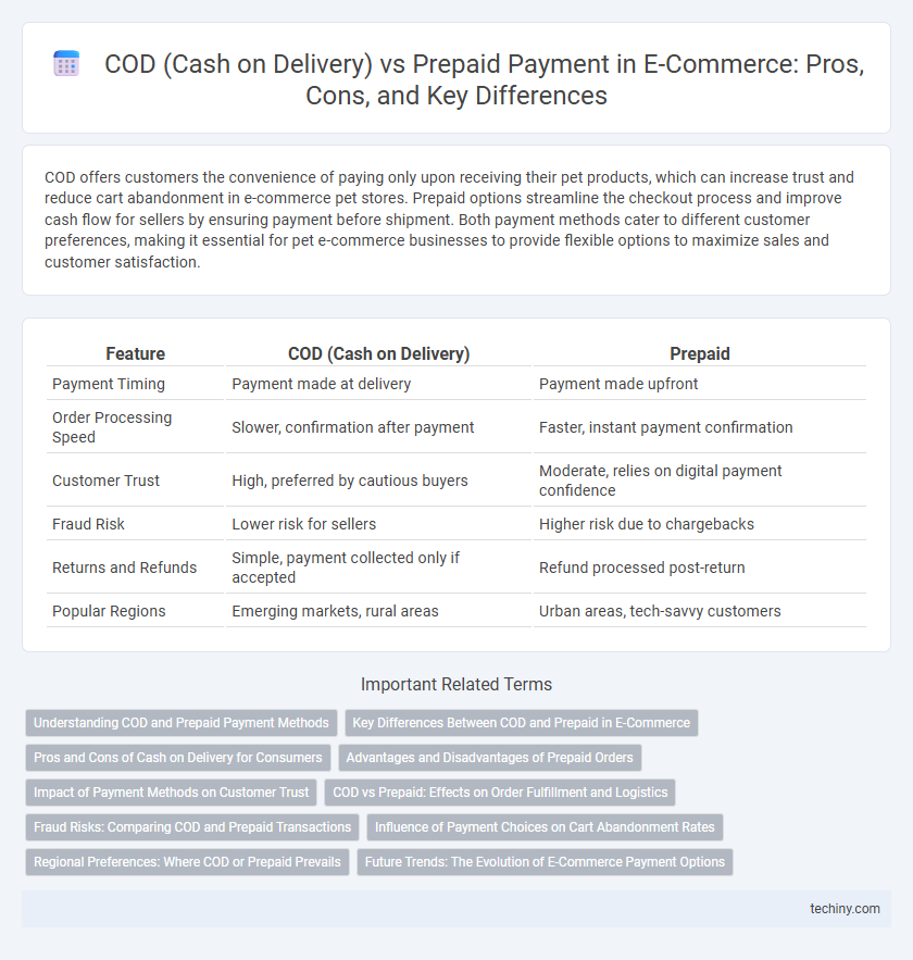 COD (Cash on Delivery) vs Prepaid Payment in E-Commerce: Pros, Cons, and Key Differences