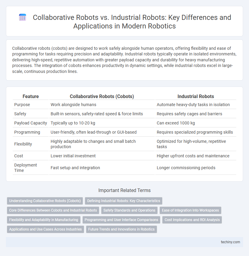 Collaborative Robots vs. Industrial Robots: Key Differences and Applications in Modern Robotics
