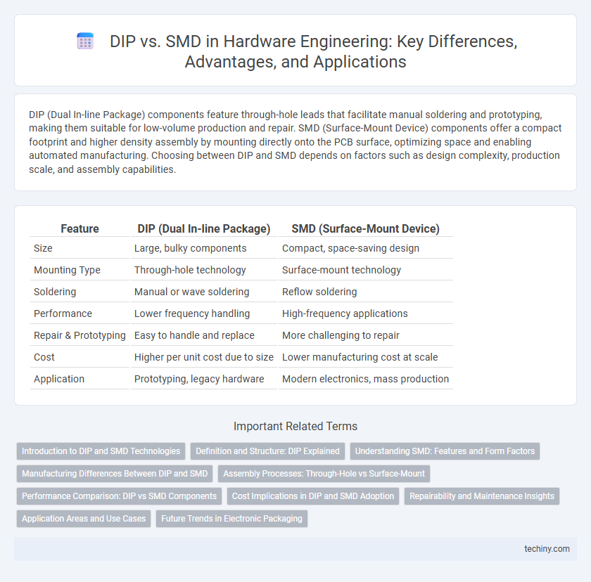 DIP vs. SMD in Hardware Engineering: Key Differences, Advantages, and Applications