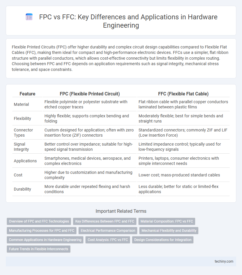 FPC vs FFC: Key Differences and Applications in Hardware Engineering