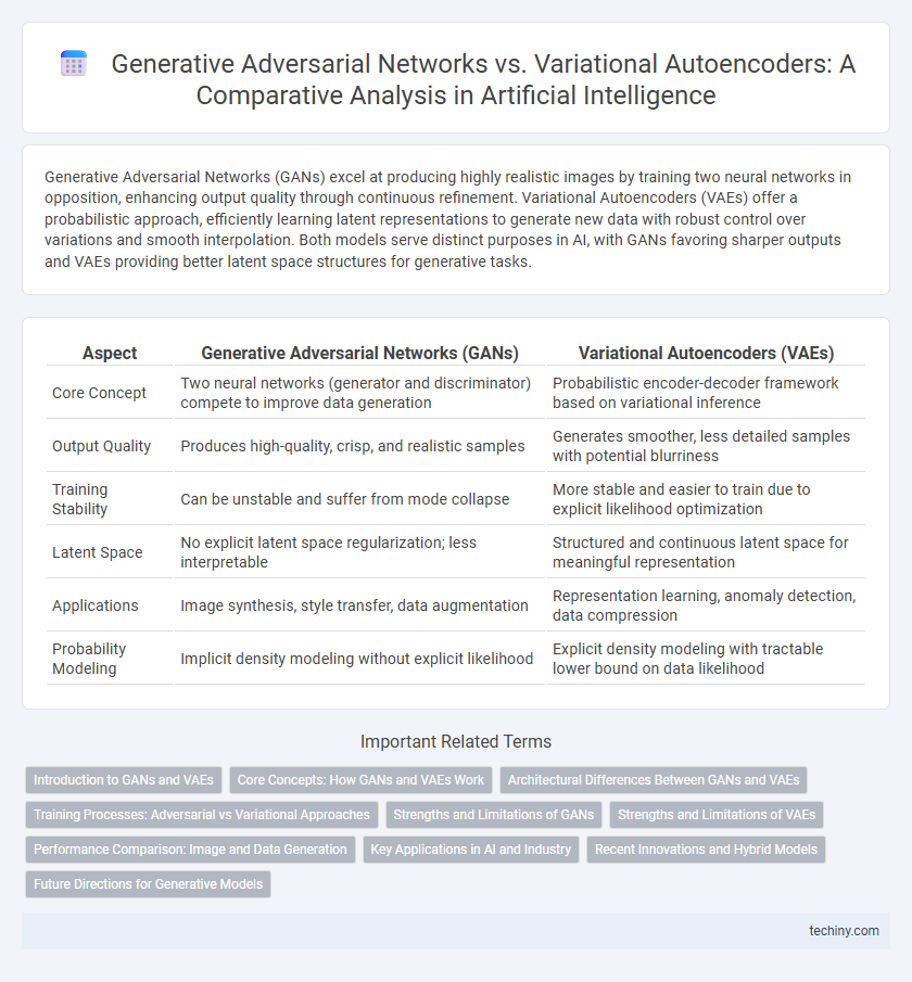 Generative Adversarial Networks vs. Variational Autoencoders: A Comparative Analysis in Artificial Intelligence