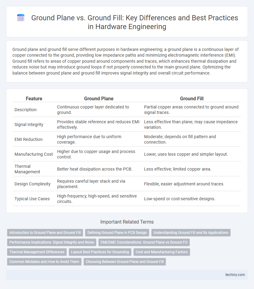 Ground Plane vs. Ground Fill: Key Differences and Best Practices in Hardware Engineering