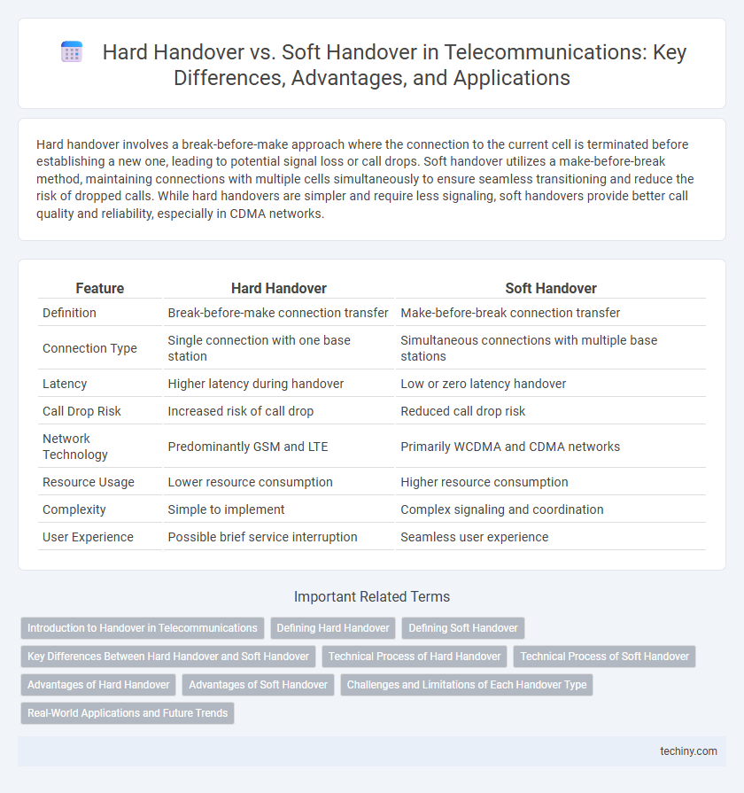 Hard Handover vs. Soft Handover in Telecommunications: Key Differences, Advantages, and Applications