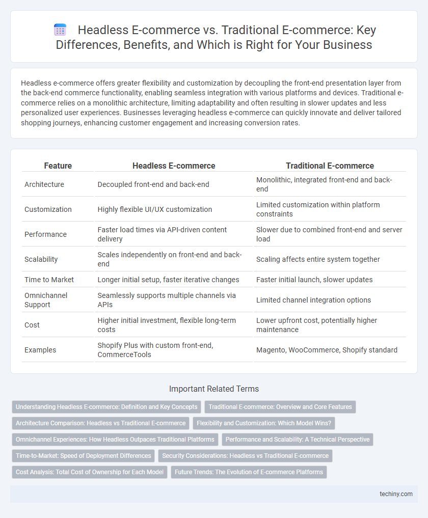 Headless E-commerce vs. Traditional E-commerce: Key Differences, Benefits, and Which is Right for Your Business